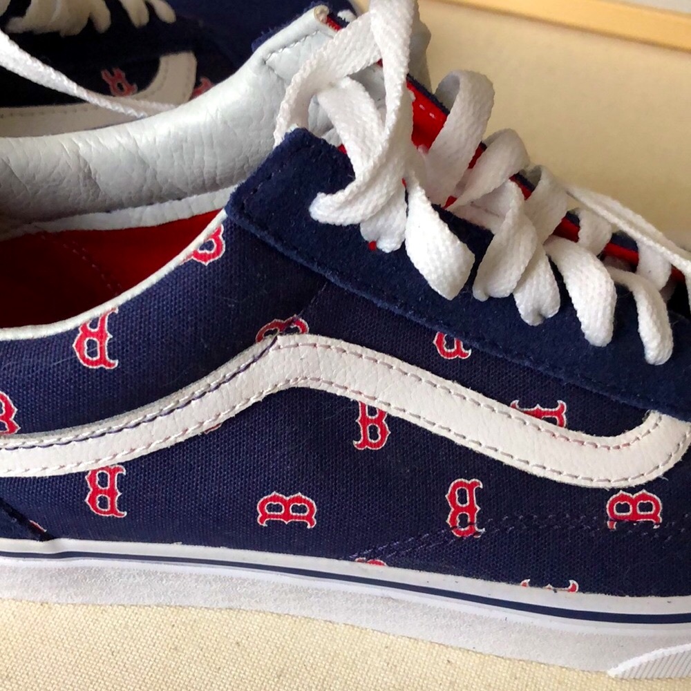 🔥 NWOB Boston Red Sox Old Skool Vans - Picture 8 of 8